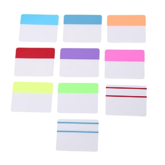 1 Set Indexes Tabs Colored Page Markers Reading Tabs for Books Binders Notebook and File Folders