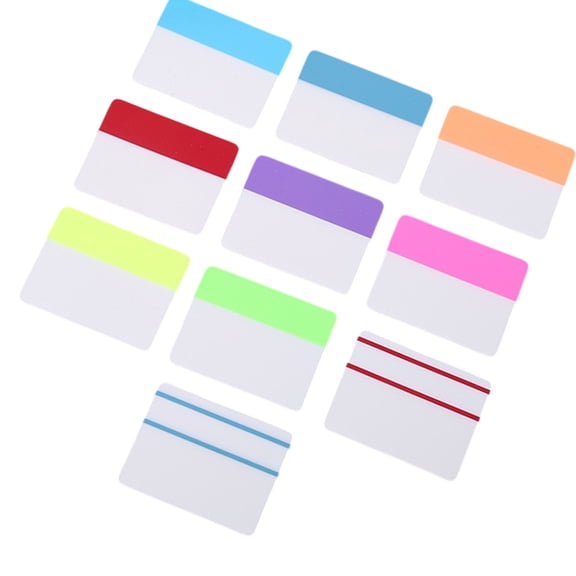 1 Set Indexes Tabs Colored Page Markers Reading Tabs for Books Binders Notebook and File Folders