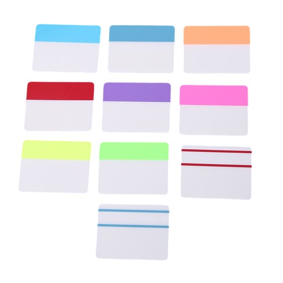 1 Set Indexes Tabs Coloured File Tabs Page Markers Book Tabs School Supplies for Student Teacher