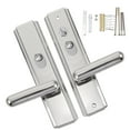 1 Set Indoor Door Knob Pull Handle Stainless Steel Entry Door Pull