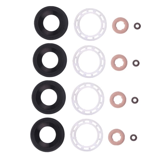 1 Set Injector Seal Ring Fuel Injector Seal Engine Injector Seal Engine Injection Sealing Kit Injector O-ring