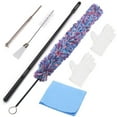 thumbnail image 1 of 1 Set Instrument Cleaning Tools, Brush & Cloth Kit, for Flute Clarinet Saxophone Wind Instruments Care, 1 of 6