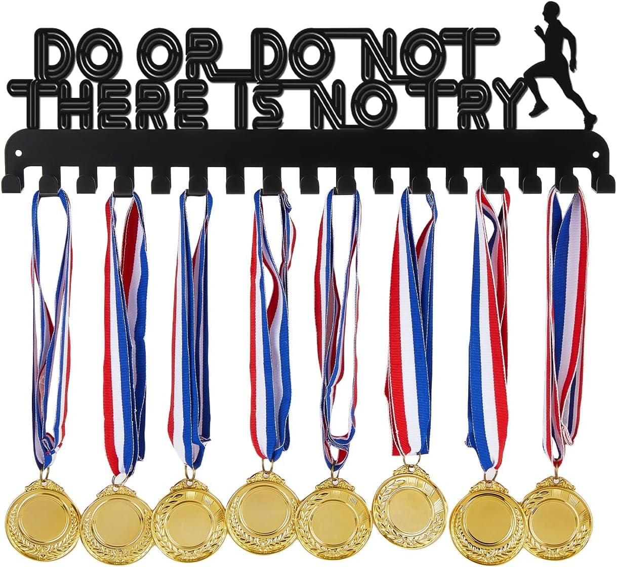1 Set Iron Medal Holder Frames Medal Display Hanger Rack with Screws ...