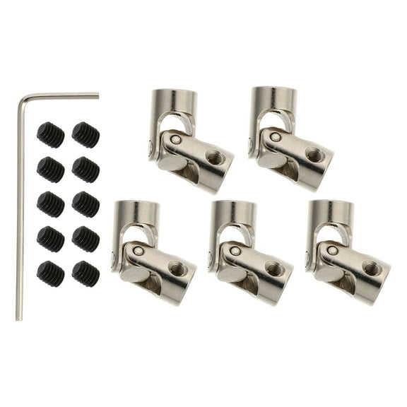 1 Set Iron Universal Joint Coupling Universal Shaft Coupling Rotatable Connector