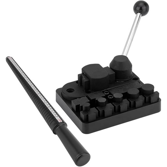 1 Set Jewelry Ring Bending Machine Ring Sizer Measuring Tool Ring Making Tool Ring Stretcher Enlarger Expander Nylon Dies Blanks Tool