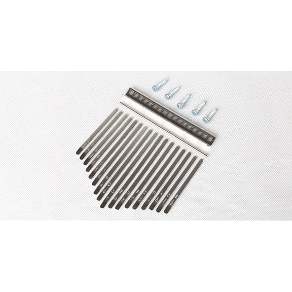 1 Set Kalimba Keys Bridge Saddle Thumb Piano Replacement Part Accessories(17 Keys)