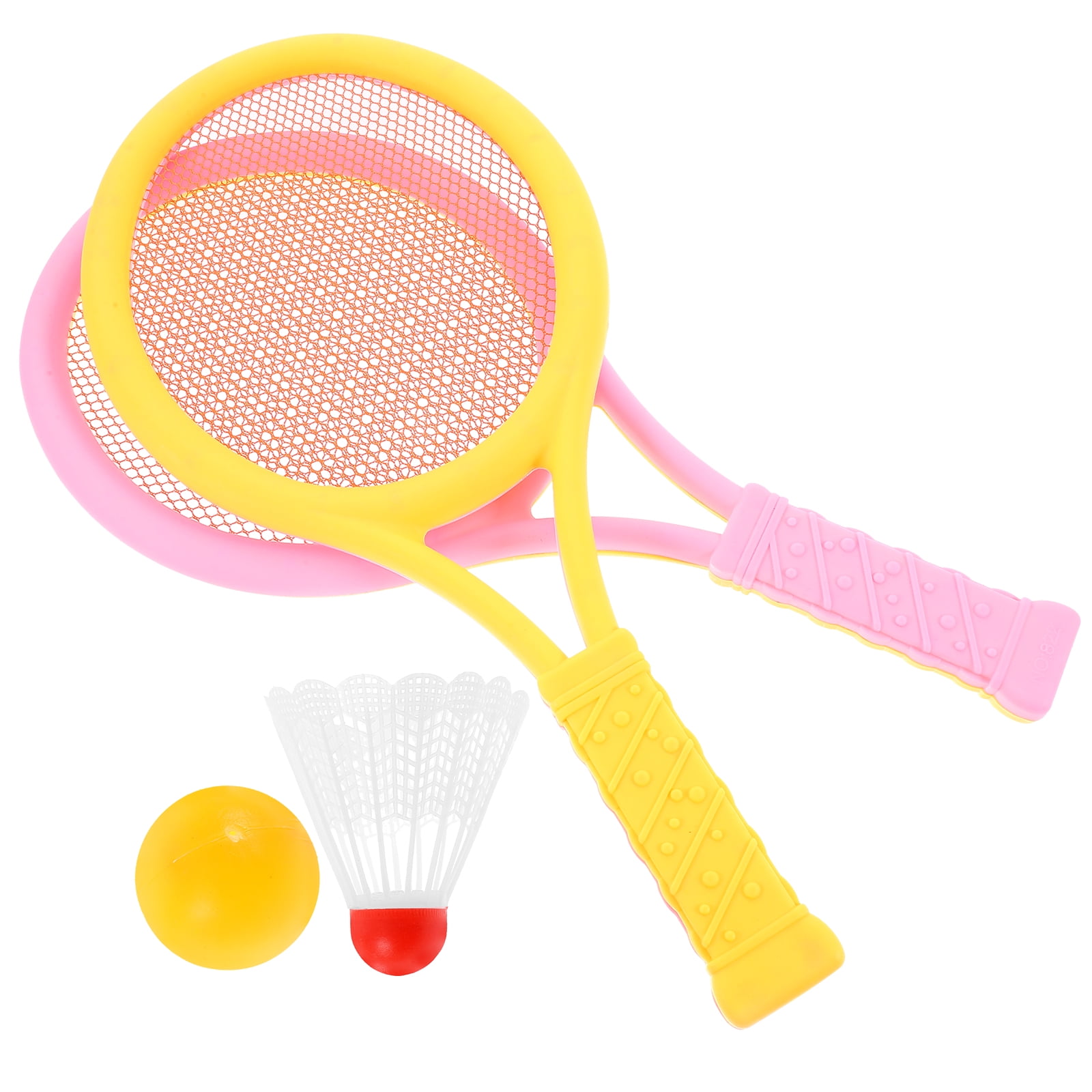 1 Set Kids Badminton Tennis Rackets Children Outdoor Sports Exercise Game Toys (Random Color)