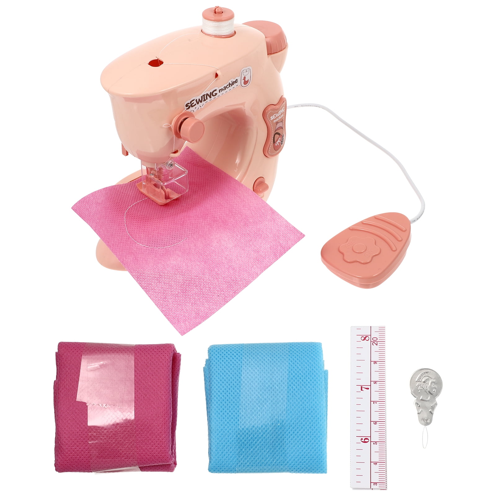 1 Set Kids Simulated Sewing Machine Toy Pretend Play Toy Fake Sewing
