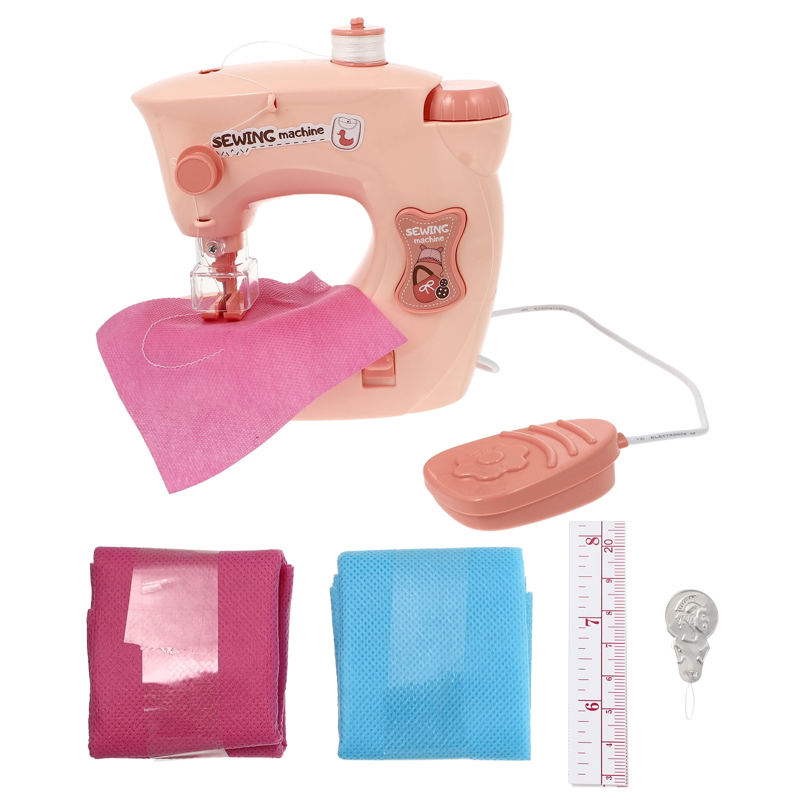 1 Set Kids Simulated Sewing Machine Toy Pretend Play Toy Fake Sewing
