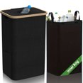 thumbnail image 1 of 1 Set Kitchen Recycling Bin & Storage Bags, Kitchen Recycle Bin,100L Large Capacity Bottle Recycle Bin With Removable Tote Bags,, 1 of 9