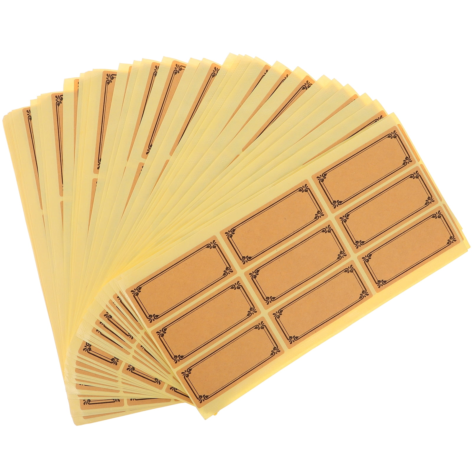 1 set kraft label stickers wine labels for bottles water bottle labels