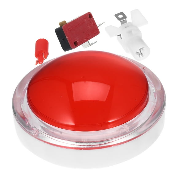 FONDOTIN Gaming Buzzer Round Plastic Gamers Auto Reset Gaming 1 Set