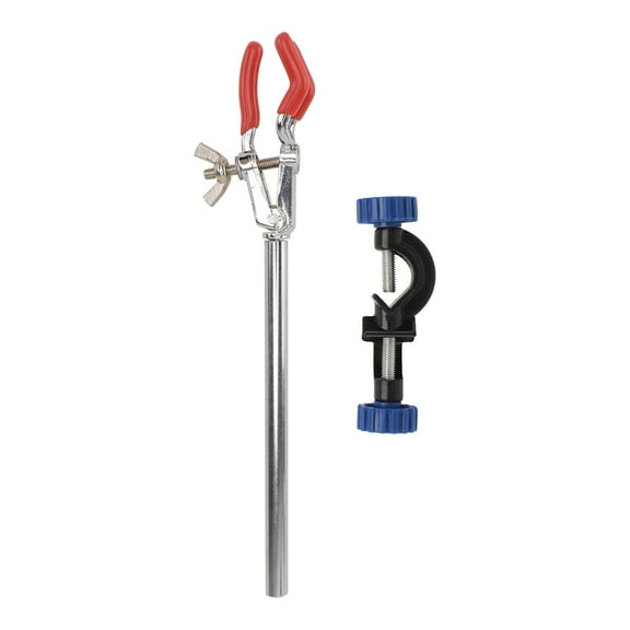 Minkissy Test Tube Clamp with Stand and Clip for Laboratory Chemical Experiments, and Adjustable Holder Set