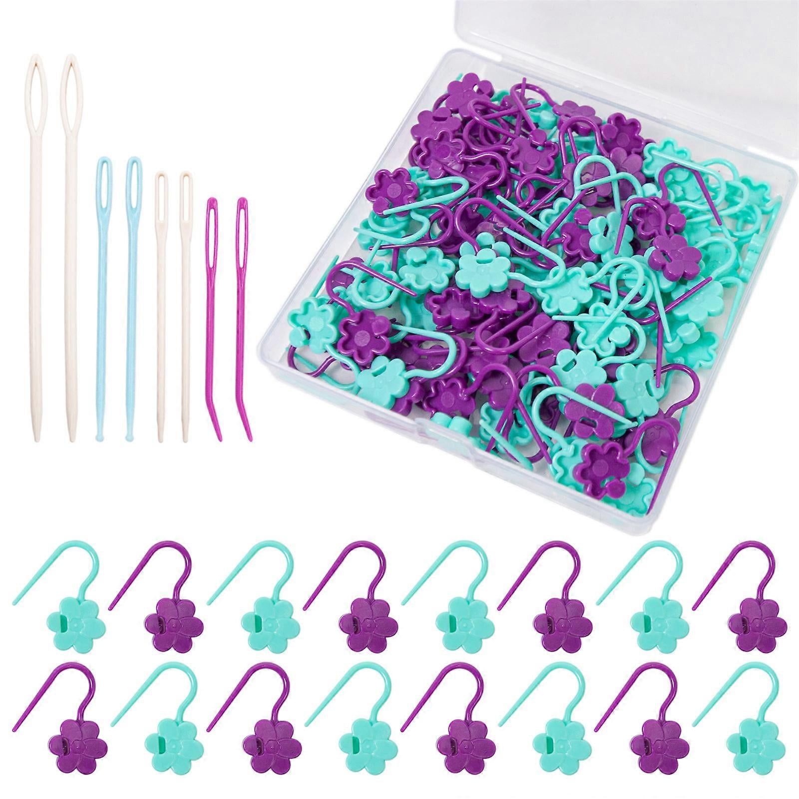 1 Set Large Eye Sewing Needle Knitting Markers Stitching Markers Yarn Needle Knitting Accessories for Crochet Lovers