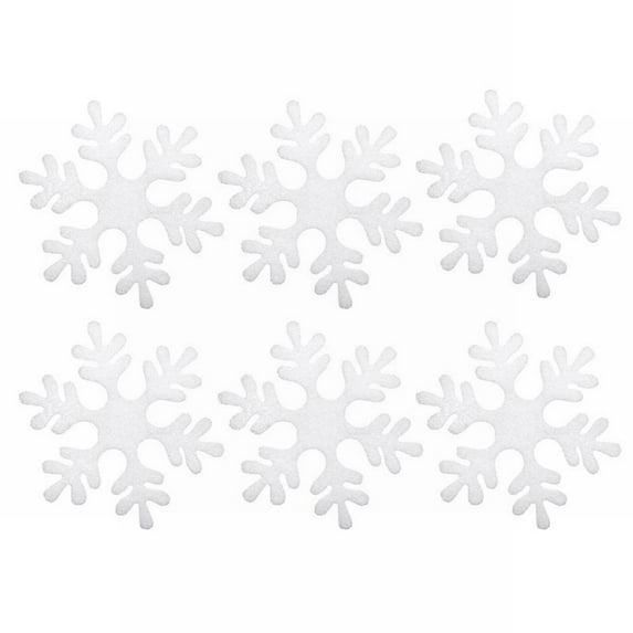 1 Set Large Snowflakes White Snowflakes Christmas Decorative Hanging Ornaments Window Decor Winter Outdoor Decorations/ Christmas Snowflake Pendant 15Cm