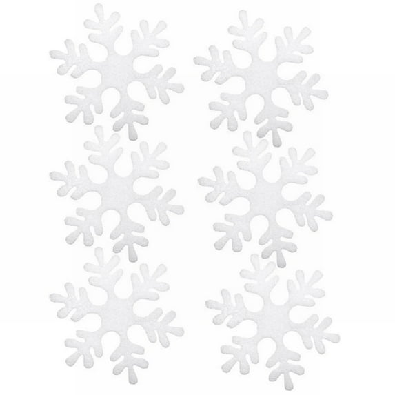 1 Set Large Snowflakes White Snowflakes Christmas Decorative Hanging Ornaments Window Decor Winter Outdoor Decorations/ Christmas Snowflake Pendant 20Cm