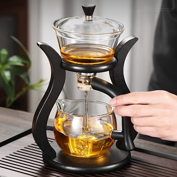 1 Set of Lazy Person'S Magnetic Tea Brewing Pot, Inviting Tea Brewing Set, One-Second Water Dispensing Tea Filter Pot, Magnetic Tea Brewing Pot, Holiday Gift, High-End Tea Set