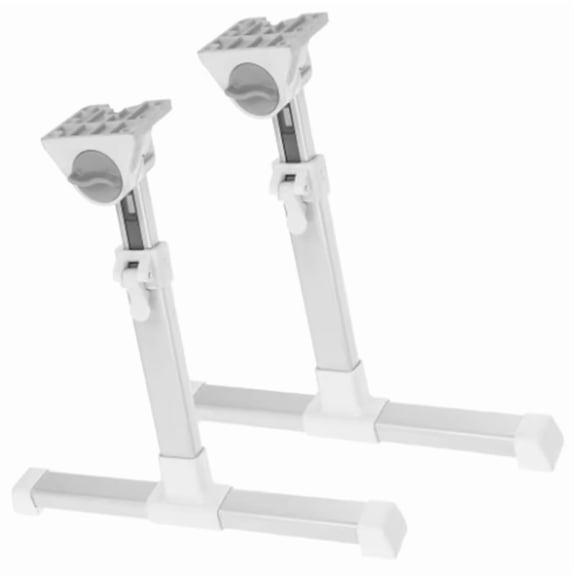 1 Set Legs for Small Table Legs Desk Adjustable Household Bed Desk Legs Convenient Furniture Accessory for Dining Table,2 x Legs,White
