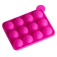 thumbnail image 1 of 1 Set Lollipop Mold 12-Cavity Multipurpose Silicone Hemispherical Shaped Chocolate Mold for Children, 1 of 7
