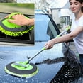 thumbnail image 1 of 1 Set Long-handle Car Washing Brush and Mop Set for Cleaning, Suitable for Cars, Trucks, SUVs, RVs, and Trailers, Sponge Dusters, Non-scratch, Super Absorbent, Easy to Clean, Cleaning Supplies., 1 of 12
