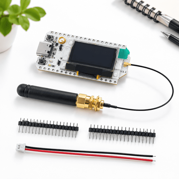 1 Set Lora and Antenna A 868mhz 915mhz ESP32 SX1262 IoT WiFi Development Board