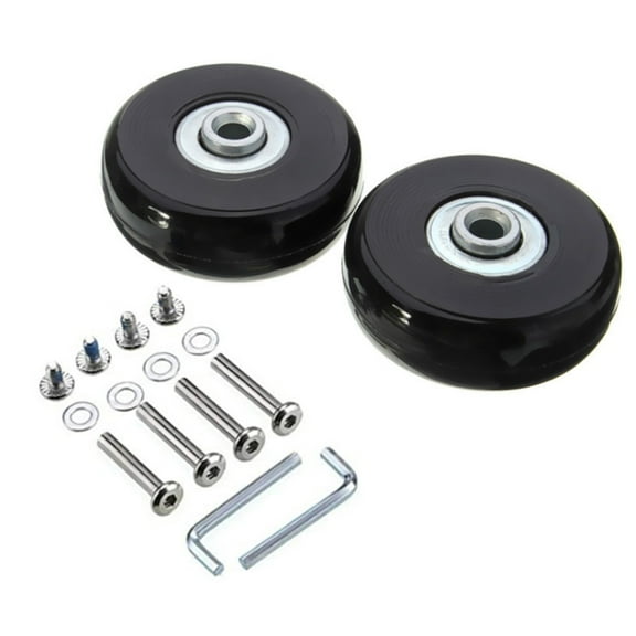 1 Set Luggage Wheels Suitcase Roller Repairing Kit Heavy Duty Wheel Replacement Trolley Casters for Luggage Box Suitcase