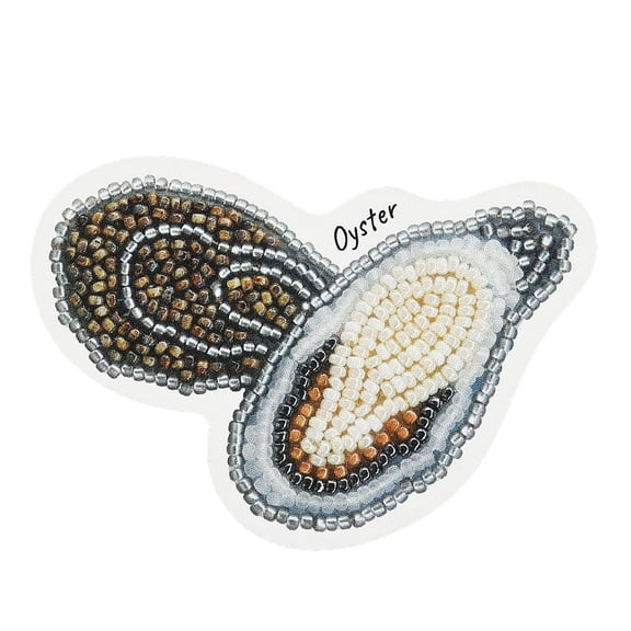 1 Set MIYUKI Seed Beads Oyster Brooch Making Kits Harapeko Brooch Colorful Packaging: 146x68x25mm 12pcs/set DIY