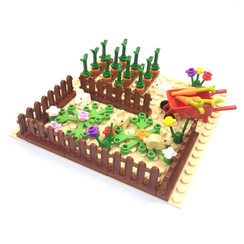 1 Set MOC Scene Building Blocks Set – Pumpkin Field, Chicken Coop ...