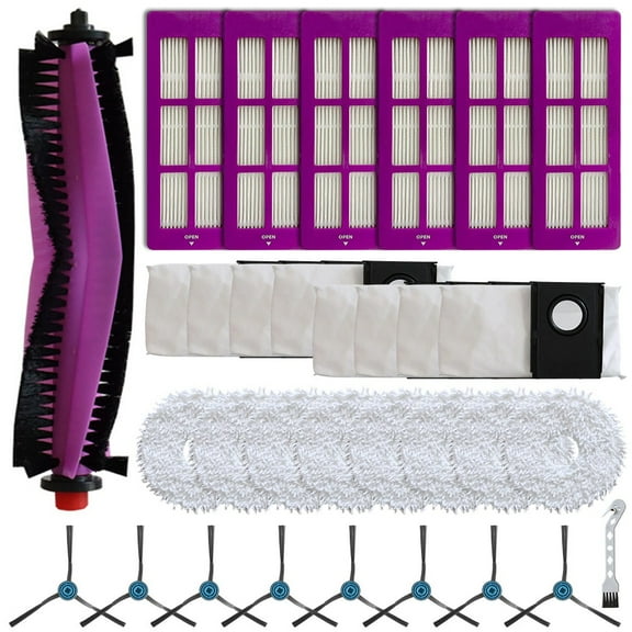 1 Set Main Side Brush Filter Mop Cloth Dust Bag Kit For Eureka J15 Pro For ​Ult/Ra Vacuum Cleaner Accessorie