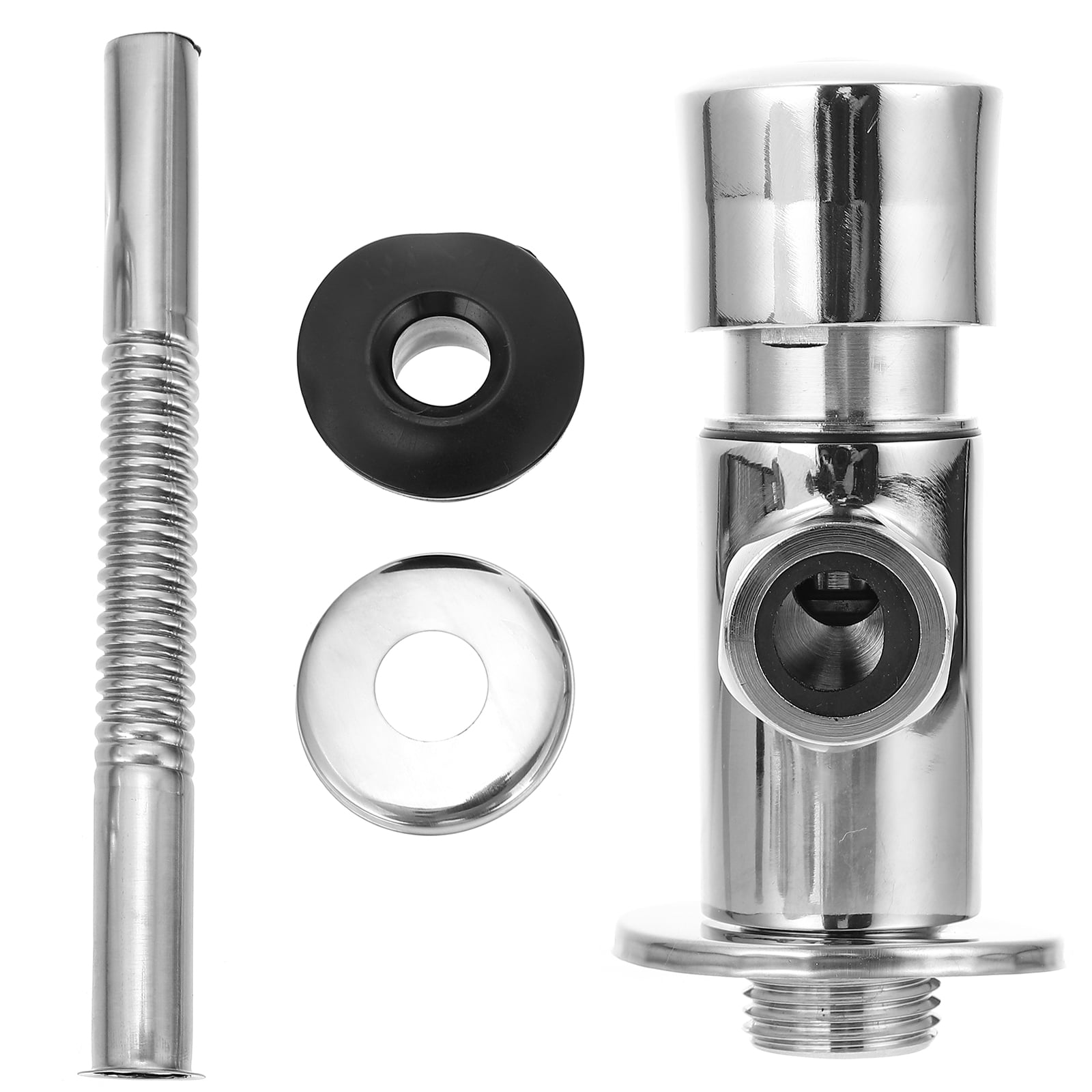 1 Set Manual Delay Flush Valves Urinal Flush Button Wall Mounted Flush