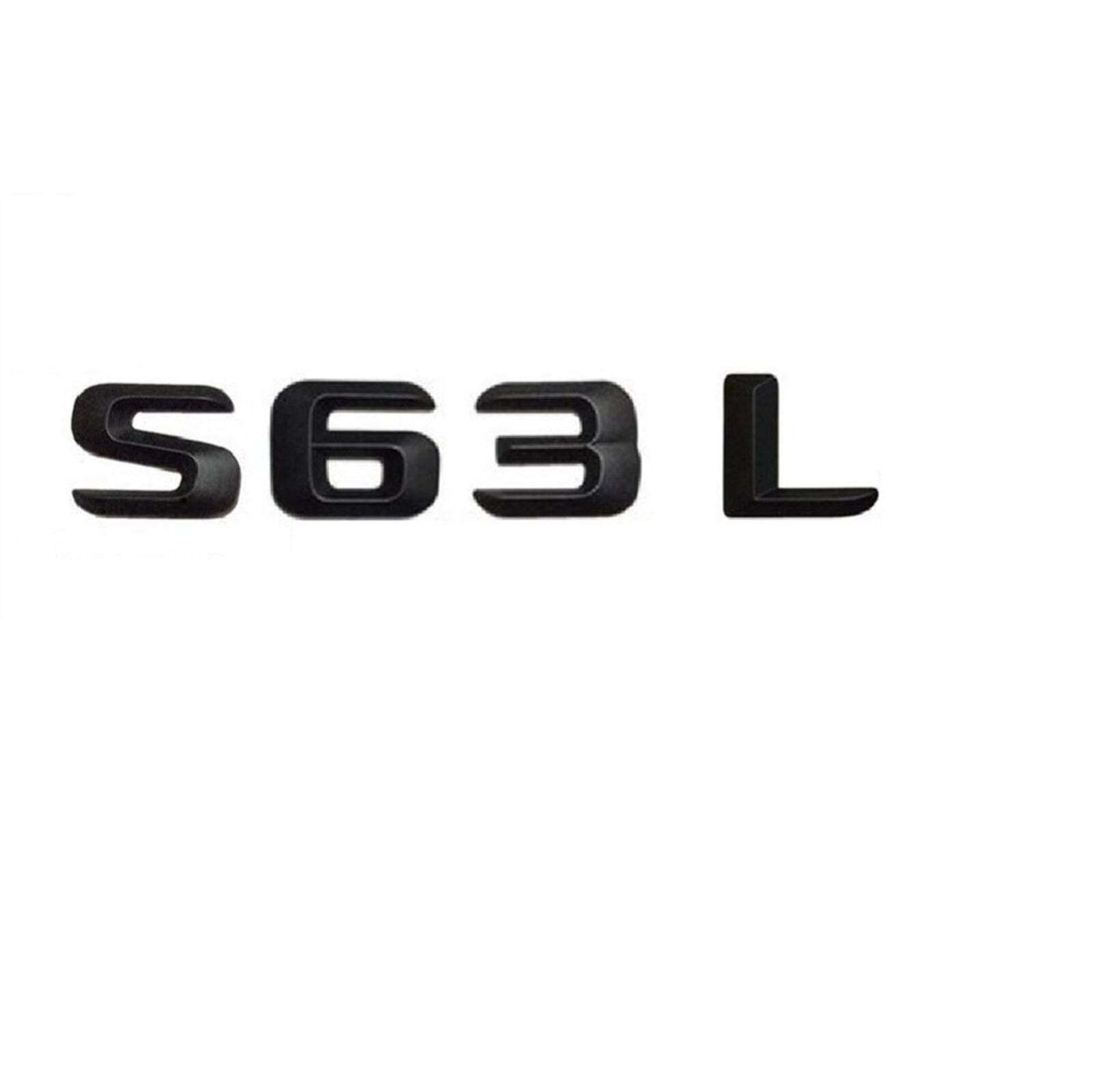 1 Set Matt Black ABS Car Trunk Rear Number Letters Words Badge Emblem ...