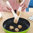thumbnail image 1 of 1 Set Meatball Maker Sub-section Design Labor-saving Anti-slid Handle Rice Ball Maker for Kitchen, 1 of 7