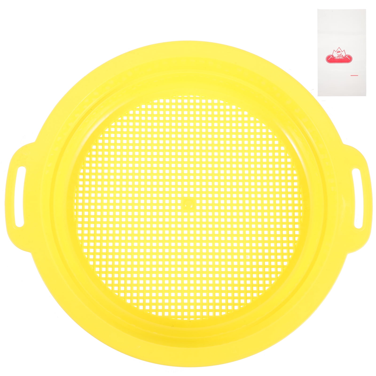 1 Set Mesh Pan Sieve Pan Potable Filter Pan Sifting Pan for Prospecting