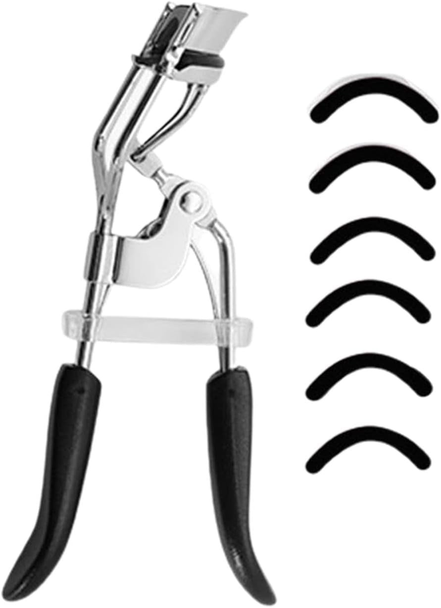 1 Set Metal Lash Curler Eyelash Curling Convenient Eyebrow Brush