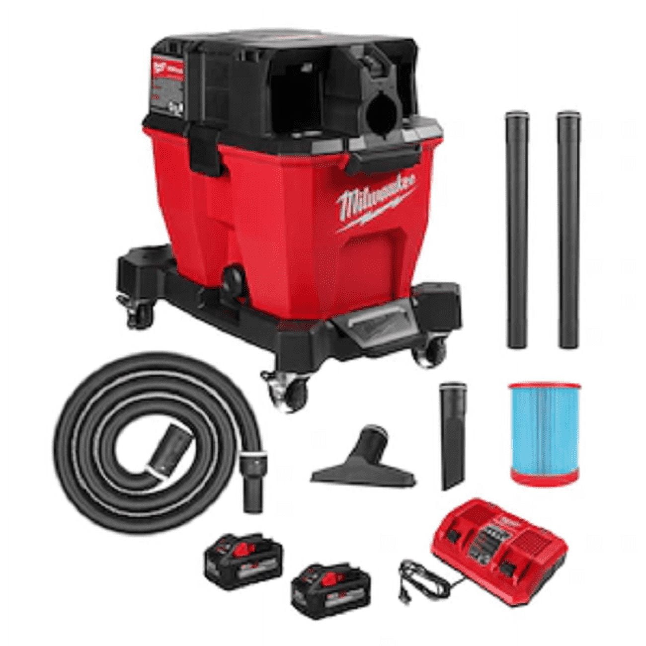 1 Set Milwaukee 0920 22Hd M18 Fuel 9 Gal. Cordless Dual Battery