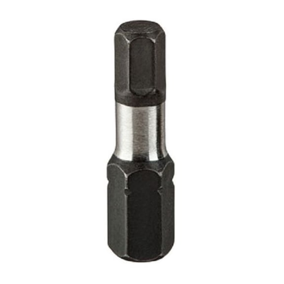 1 Set, Milwaukee 48-32-4728 Shockwave Insert Bit Hex 6 Mm - Bulk (25)