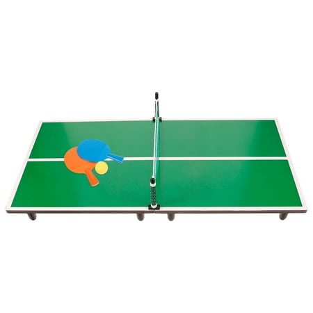 1 Set Mini Portable Tabletop Table Tennis Game Set Toy for Kids