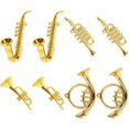 thumbnail image 1 of FUEENIRVA Vintage Design Mini Instrument Model Golden 1 Set, 1 of 7