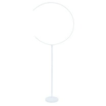 MERRYHAPY Moon Shaped Balloon Holder Stand White PVC Party Decor Set for Birthday Wedding Celebration