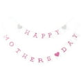 thumbnail image 1 of 1 Set Mother’s Day Banner Mother's Day Bunting Garland Mother's Day Party Decoration Photo Prop, 1 of 6