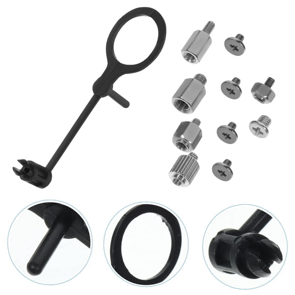 WEAVILUX Hard Drive Mounting Screws Ssd Hard Disk Mounting Screw Set Alloy 1 Set