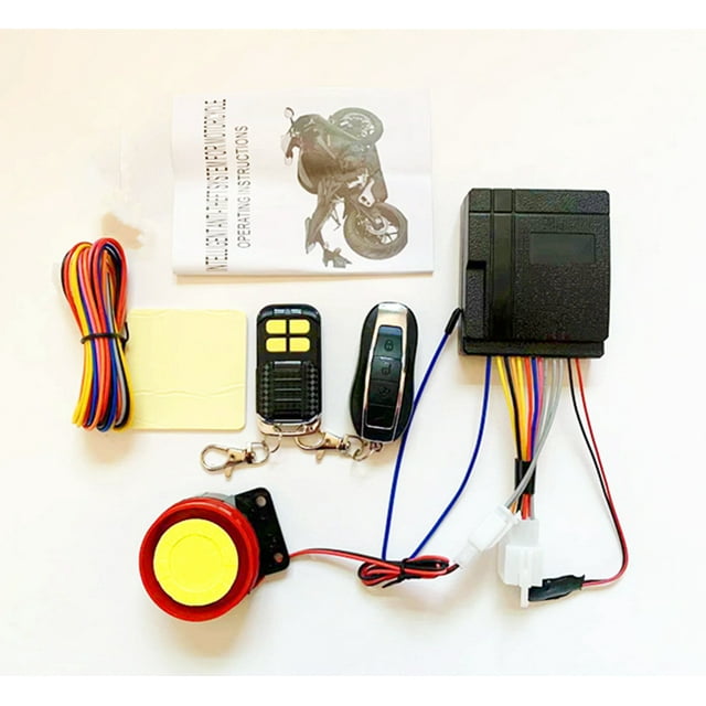 1 Set Motorcycle Alarm System Anti Theft Motorcycle Alarm Detecting