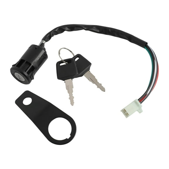 1 Set Motorcycle Ignition Switch Lock Key With Bracket For 50cc 90cc 110cc 150cc For Kazuma For Tank For Honda Motorcycle Parts