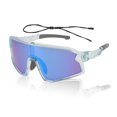 thumbnail image 1 of 1 Set Motorcycle Riding Goggles PC Tri-Acetyl Cellulos UV400 Outdoor Sports Sunglasses for Motocross Dirt Bike ATV Blue Lens Clear Blue Gray Frame, 1 of 6