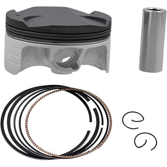 1 Set Motorcycle STD +25 +50 Bore Size Piston Kit & Rings For CBR1000 CBR 1000 CBR1000RR Fireblade 2004-2007 (Component)(OVERSIZE 0.5)