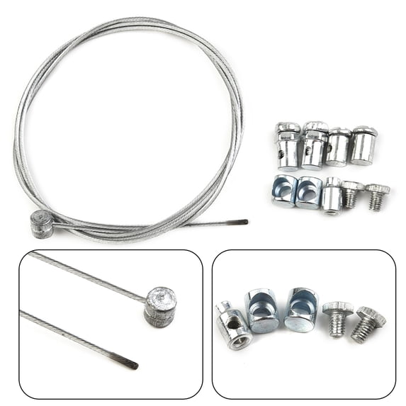 1 Set Motorcycle Throttle Clutch & Brake Emergency Cable Repair Kit Universal
