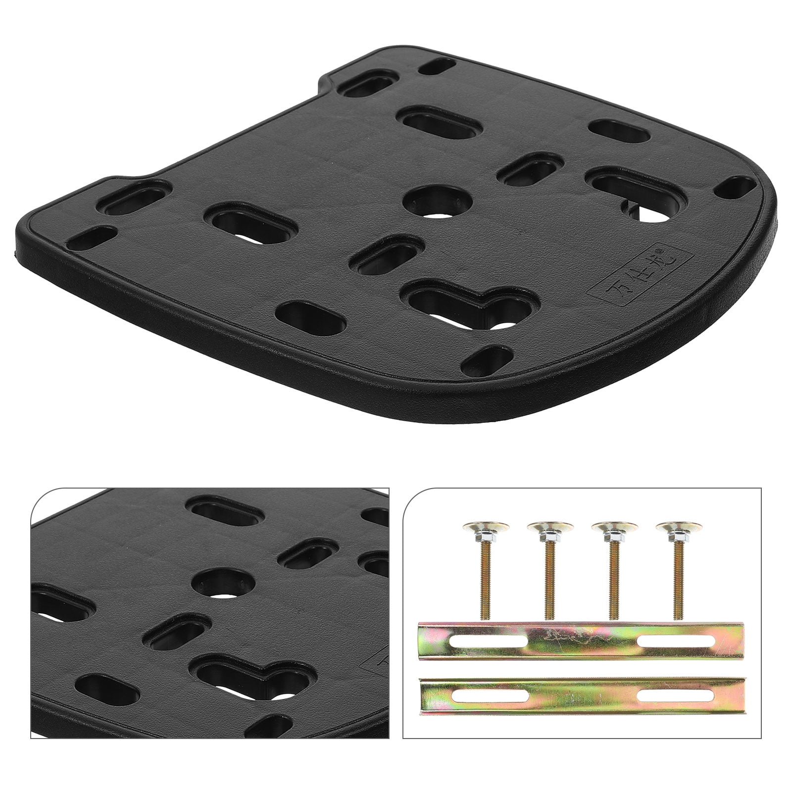 1 Set Motorcycle Trunk Tail Box Bottom Base Screws Kit Rear Luggage Rack Mounting Hardware