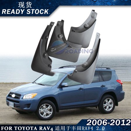 1 Set Mud Flaps For 2006 - 2012 Toyota RAV4 Front & Rear Splash Mud Guards