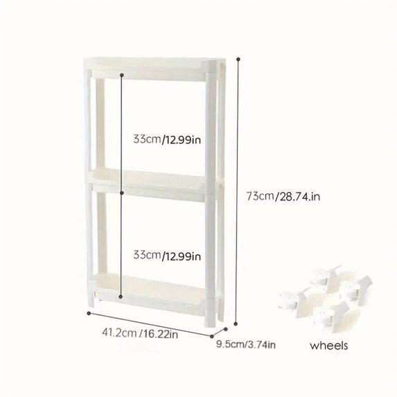 NTYNTY Multi-Layer Door Back Practical Shelf, Space-Saving Design