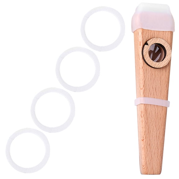 Raindrops Beginner Kazoo Set with Wooden Kazoo and Accessories - Perfect Musical Toy for Kids and Adults